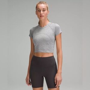 Lululemon Swiftly Tech Cropped Short-Sleeve Shirt 2.0
